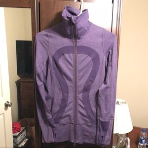 LULULEMON Full Zip Purple Jacket Sz 4 NO FLAWS!